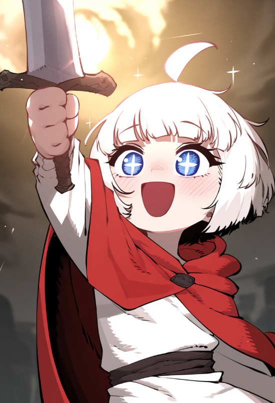 The Little Warrior Enters