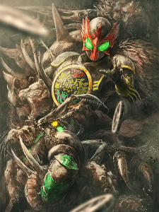 Villainous Kamen Rider in Pretty Cure