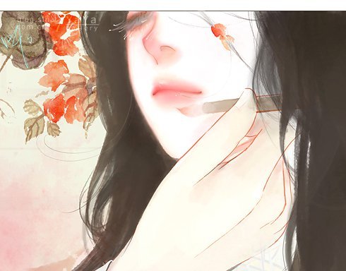 Rouged Lips