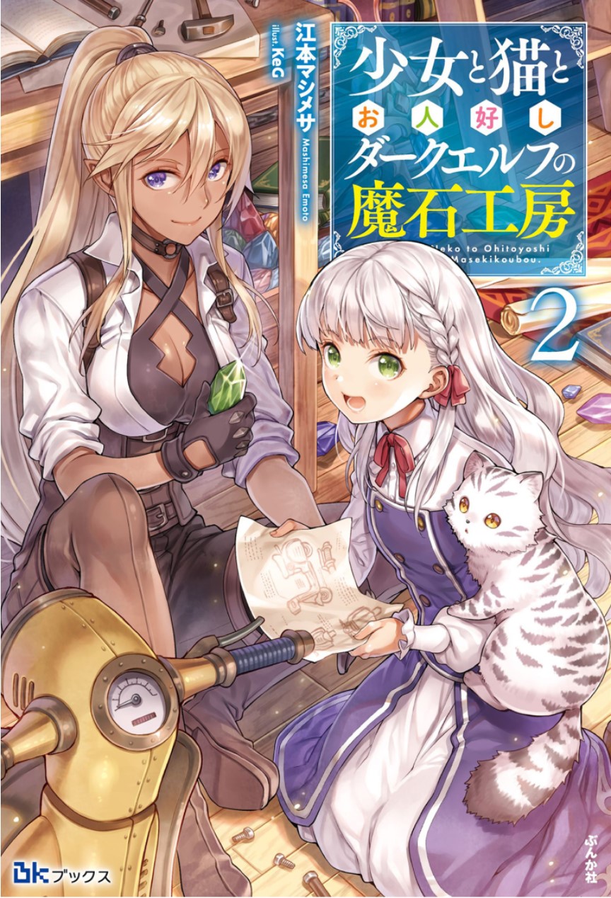 The Girl, The Cat, And The Friendly Dark Elf’s Magic Stone Workshop
